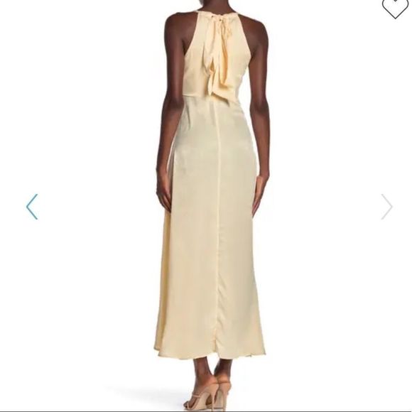 NWT Free People Olivia Satin Dress - Picture 2 of 4
